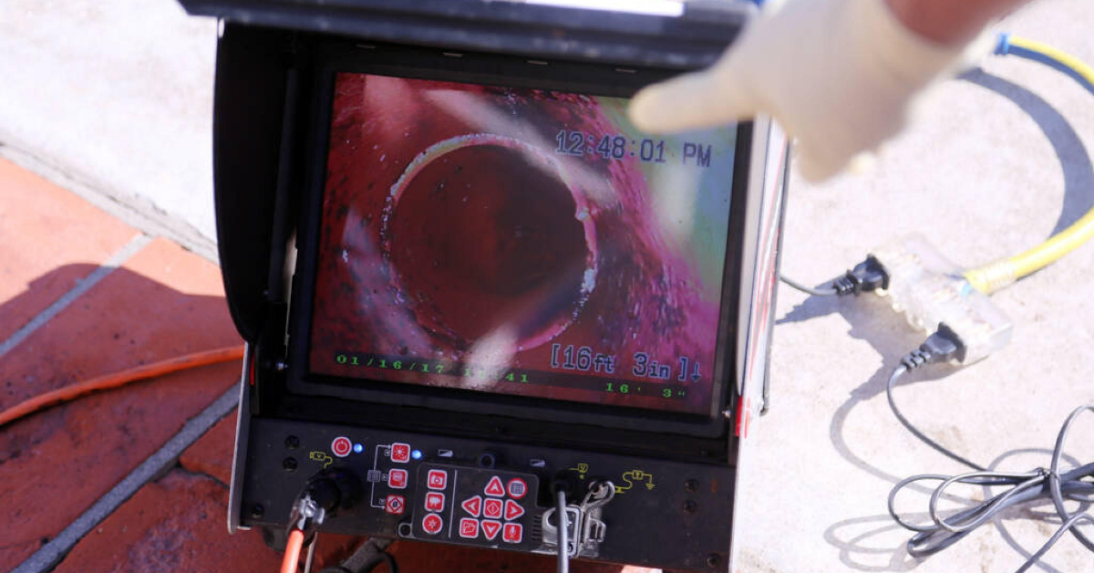 video camera for pipes